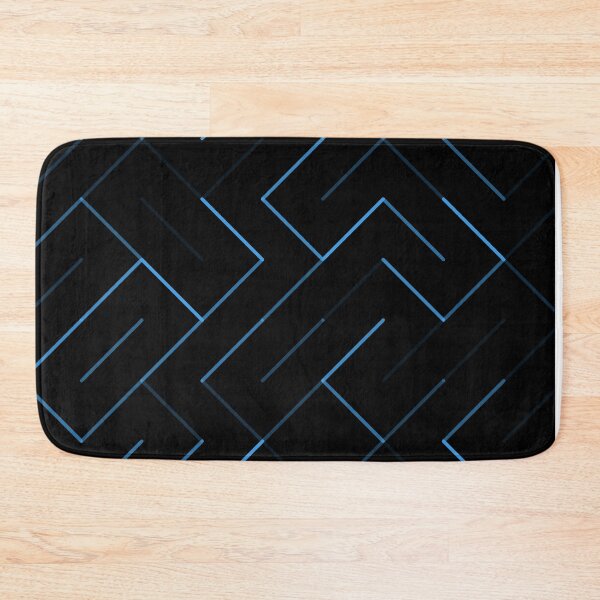 Item preview, Maze Line  Pattern in Blue and Black designed and sold by ArtisticAblaze.