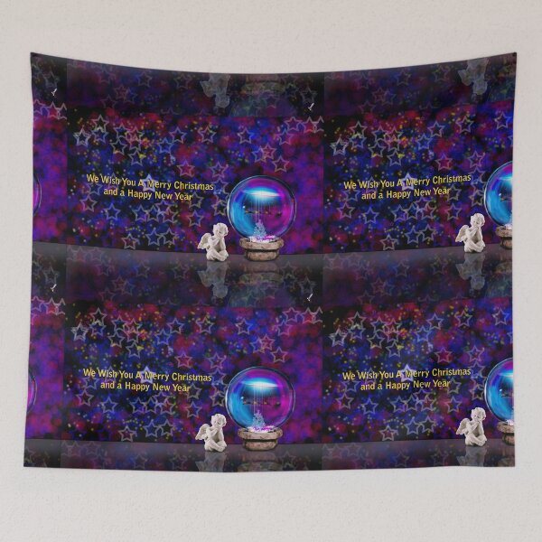 Item preview, We Wish You A Merry Christmas And A Happy New Year designed and sold by Red bubble Artist.