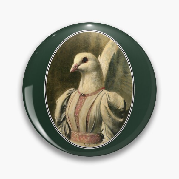 Item preview, Victorian Dove Lady Oval Design designed and sold by mictomart.