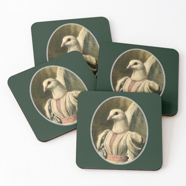 Item preview, Victorian Dove Lady Oval Design designed and sold by mictomart.