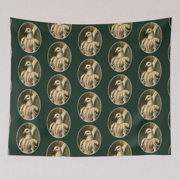 Item preview, Victorian Dove Lady Oval Design designed and sold by mictomart.