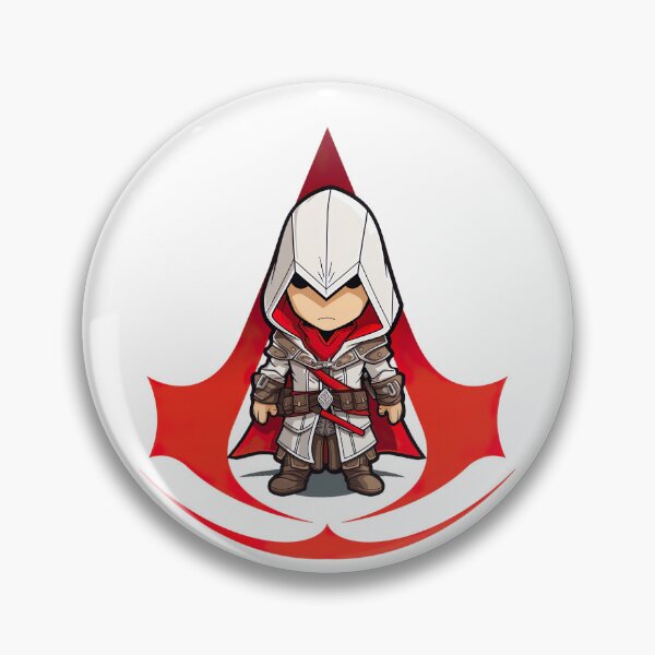 Item preview, Assassins Creed Chibi with Logo designed and sold by Digi-Artsy.