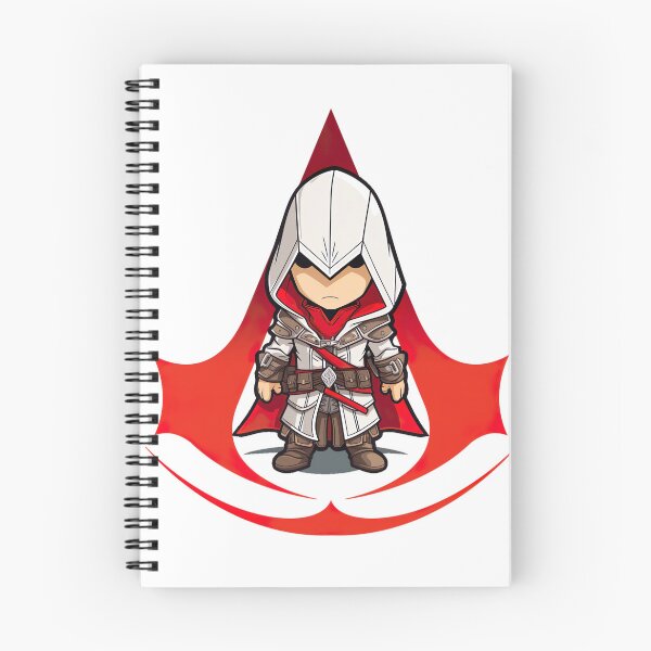 Item preview, Assassins Creed Chibi with Logo designed and sold by Digi-Artsy.