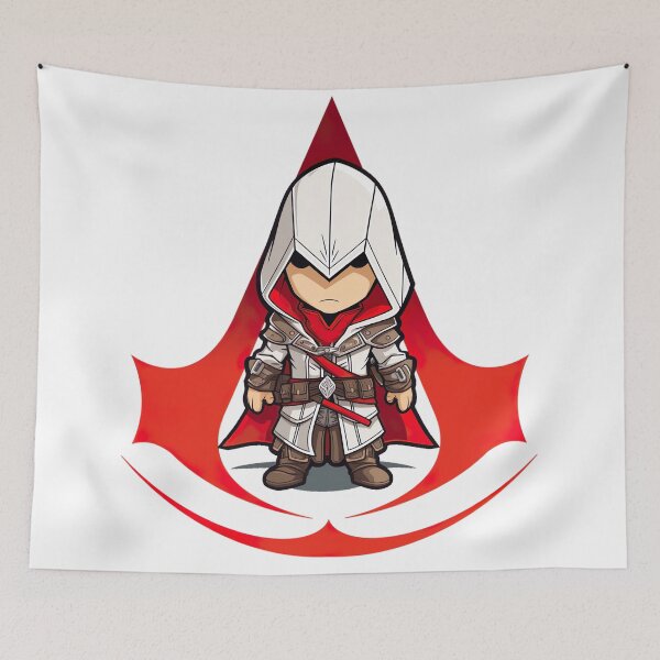 Item preview, Assassins Creed Chibi with Logo designed and sold by Digi-Artsy.
