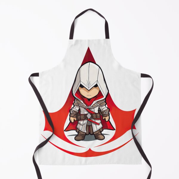 Item preview, Assassins Creed Chibi with Logo designed and sold by Digi-Artsy.