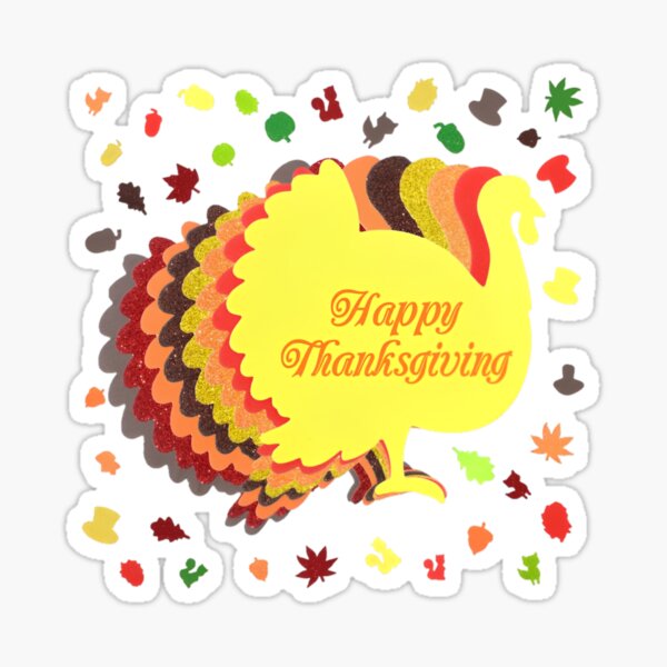Happy Thanksgiving Sticker