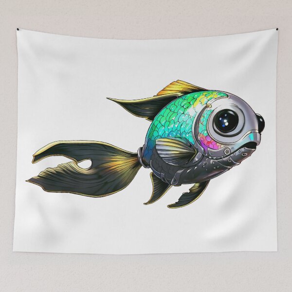 Item preview, Robo-Tropical Fish! designed and sold by kukamatsu.