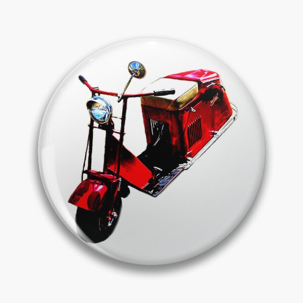 Item preview, Vintage Scooter, 1940s Scooter, Red Scooter, Red Moped designed and sold by BubbaCommerce.