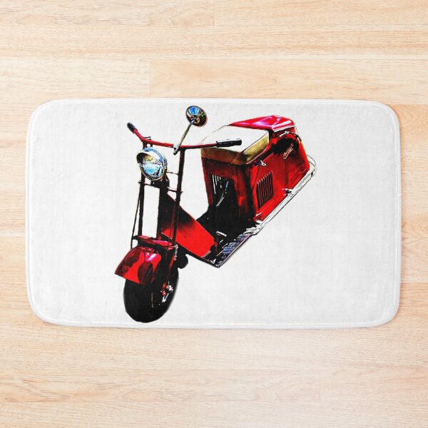 Item preview, Vintage Scooter, 1940s Scooter, Red Scooter, Red Moped designed and sold by BubbaCommerce.