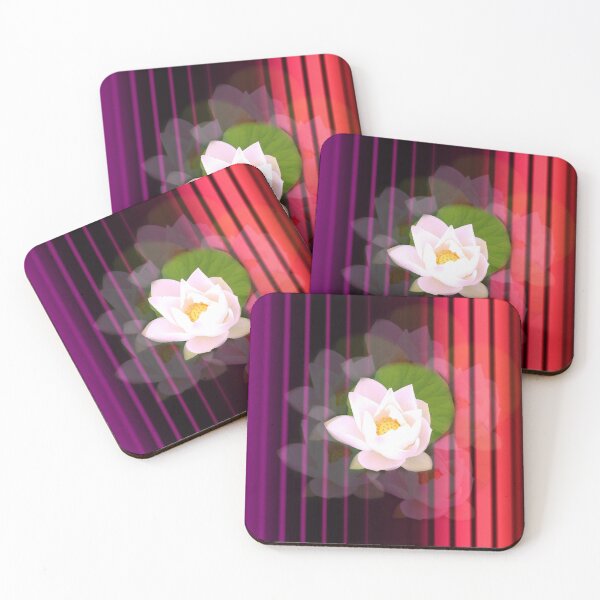 Item preview, Red Stripe and Lotus flower designed and sold by Red bubble Artist.