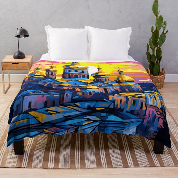 Item preview, A Pop Art Travel Print of Kiev / Kyiv - Ukraine designed and sold by StudioRedKoala.