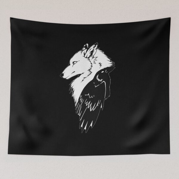 Item preview, Wolf And Crow Meme, Wolf And Crow Anime designed and sold by JOSE ROMAN.