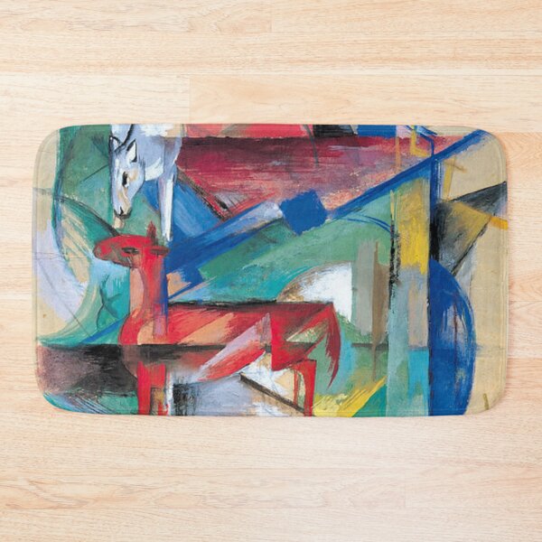 Item preview, Landscape with Animals - Expressionist Painting designed and sold by tomorrowsart.