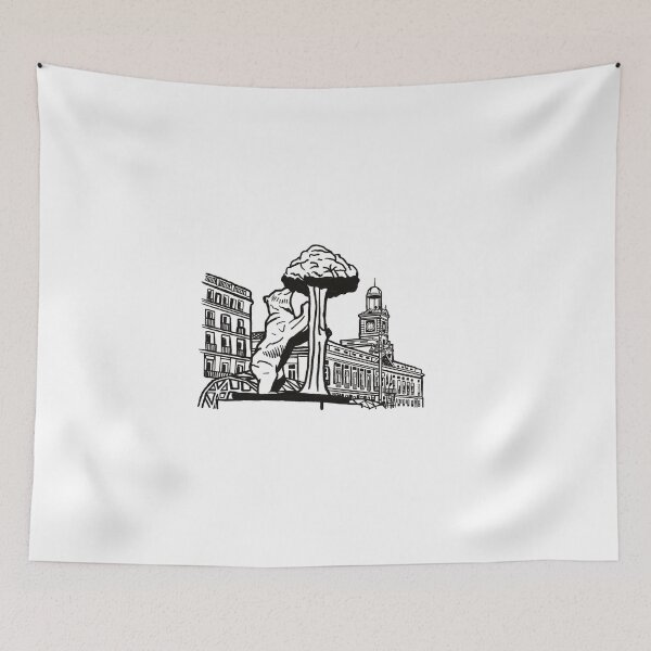 Item preview, Oso y el madroño Spain art Madrid art Madrid city monuments  designed and sold by Tropical Blood.