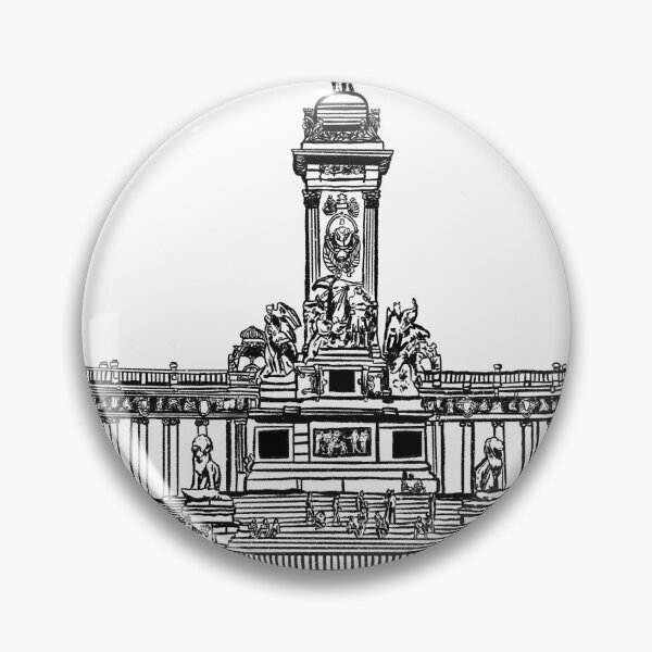 Item preview, Madrid city madrid Spain el retiro madrid city monuments  designed and sold by Tropical Blood.