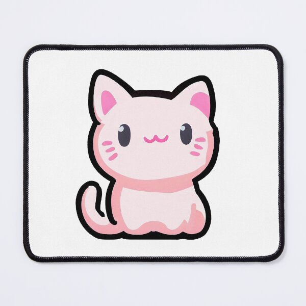 Item preview, Pink cat sticker designed and sold by CRAFTARTTR.