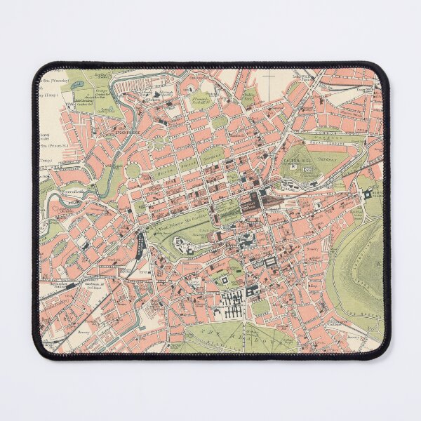 Item preview, Edinburgh Scotland 1903 Map Print designed and sold by VoyagerVintage.