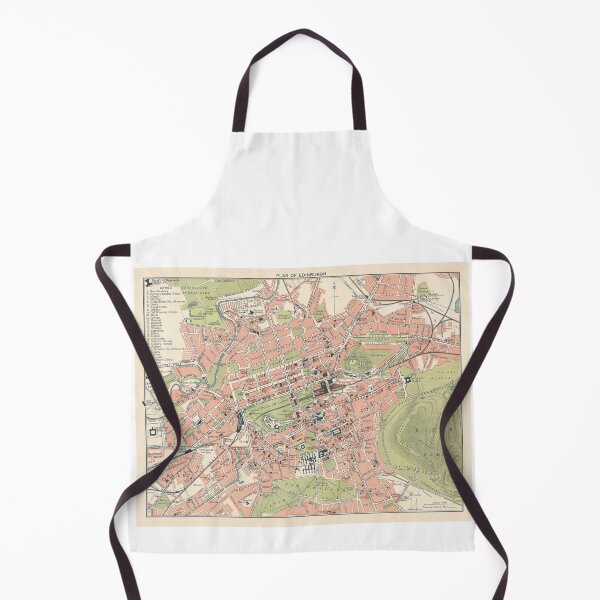 Item preview, Edinburgh Scotland 1903 Map Print designed and sold by VoyagerVintage.