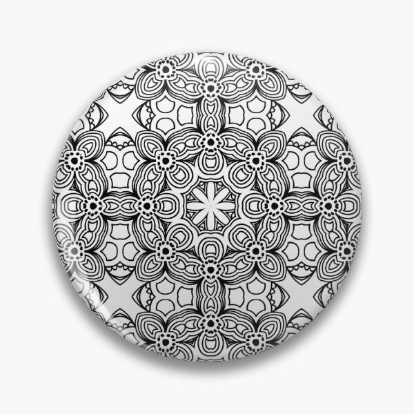 Item preview, Pattern in black and white designed and sold by coloryourwings.