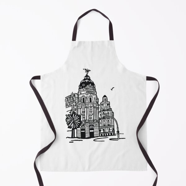 Item preview, Gran vía Spain art Madrid city Madrid buildings Europe designed and sold by Tropical Blood.