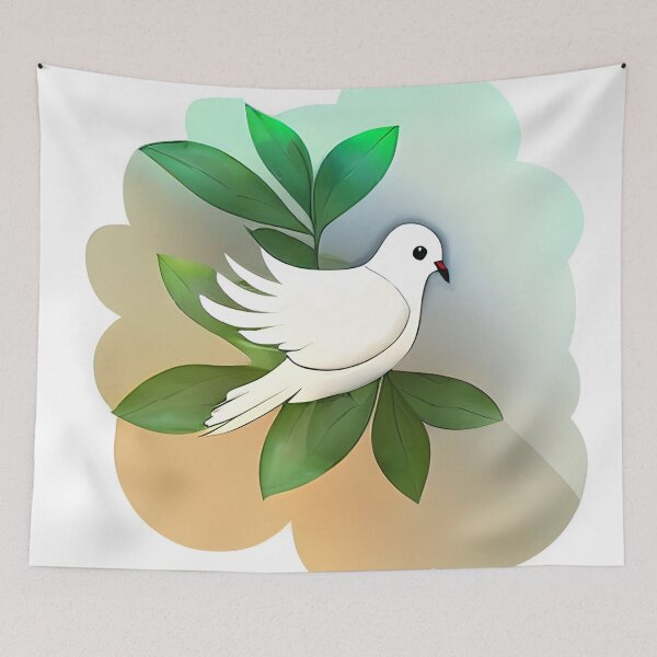 Item preview, Beautiful White Peace Dove designed and sold by GreatThouART.