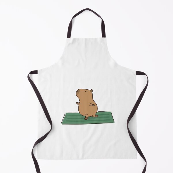Item preview, Cute Capybara doing Yoga designed and sold by sleepycharis.