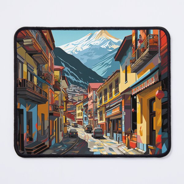 Item preview, A Pop Art Travel Print of Andorra la Vella - Andorra designed and sold by StudioRedKoala.