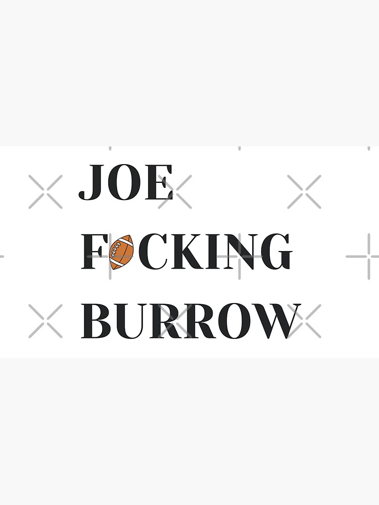 Cincinnati Bengals Joe Burrow Tiger Stripe Merch Sticker for Sale by  Joseph Elliott