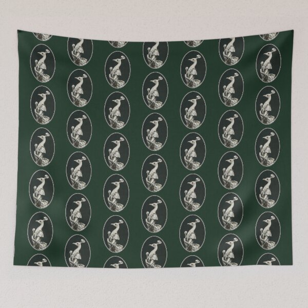 Item preview, Victorian Lady Peacock Oval Design designed and sold by mictomart.