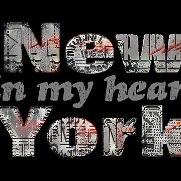 Artwork thumbnail, New York in my heart by picdab-com