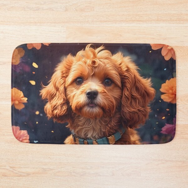 Item preview, Blossoming Cavapoo: A Floral Canine Companion designed and sold by digiscapeart.