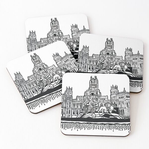 Item preview, Madrid Cibeles madrid city buildings Europe architecture Spain designed and sold by Tropical Blood.