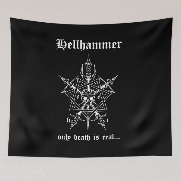 Item preview, HELLHAMMER – Only Death Is Real designed and sold by CHASEFUNK.