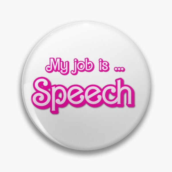 Item preview, my job is speech designed and sold by ANNINOART ⭐⭐⭐⭐⭐.
