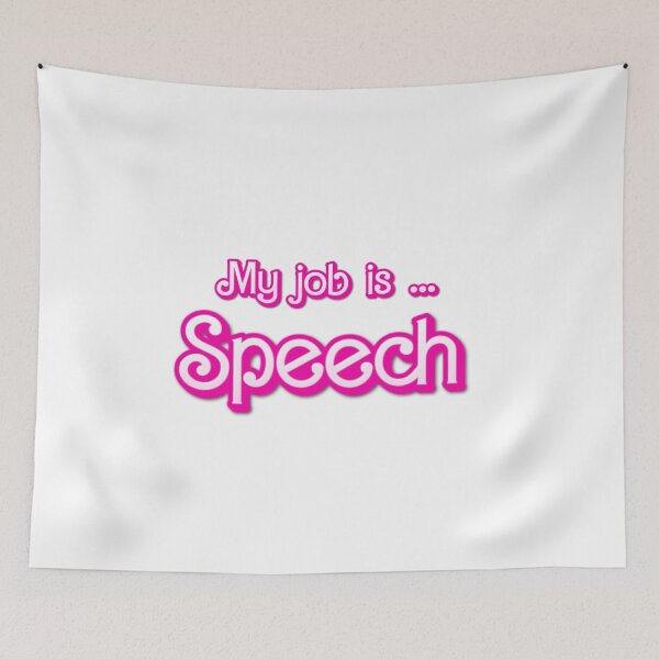 Item preview, my job is speech designed and sold by ANNINOART ⭐⭐⭐⭐⭐.