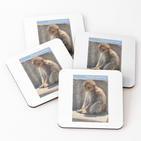 Item preview, Monkey, daydreaming, funny designed and sold by DeeRever.