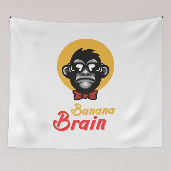 Item preview, Monkey banana brain style designed and sold by CleanDecor.