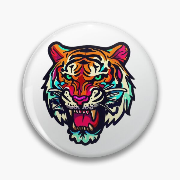 Item preview, Cute Colorful Tiger 2 designed and sold by Tandilia Store.