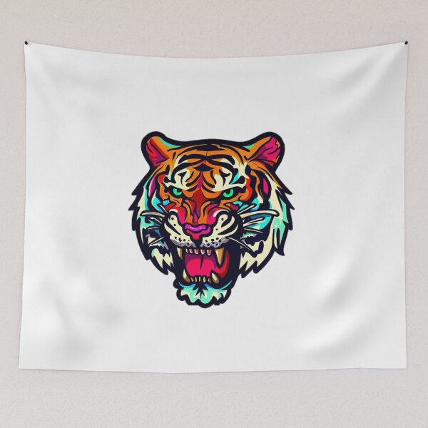 Item preview, Cute Colorful Tiger 2 designed and sold by Tandilia Store.