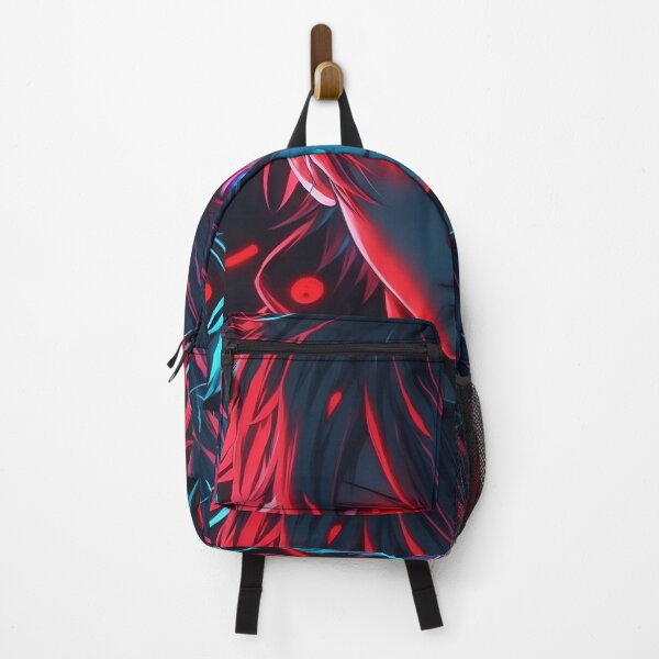 Item preview, "Eyes of the Neon Demon: Anime Boy's Hypnotic Stare" designed and sold by AyushAIImage01.