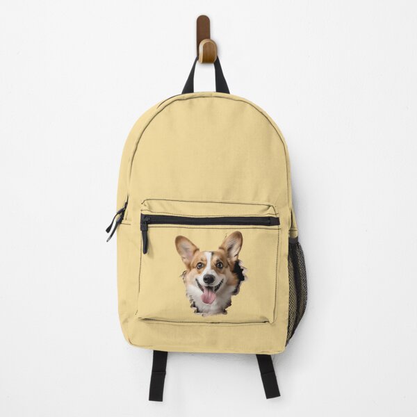 Artikelvorschau, Welsh Corgi-Hunderasse springt aus der Wand #8 entworfen und verkauft von DogDigiArt.