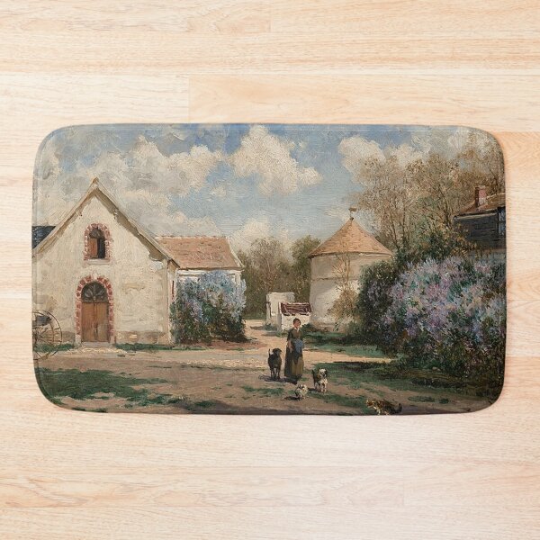 Item preview, Paris Landscape with Woman and Animals designed and sold by tomorrowsart.