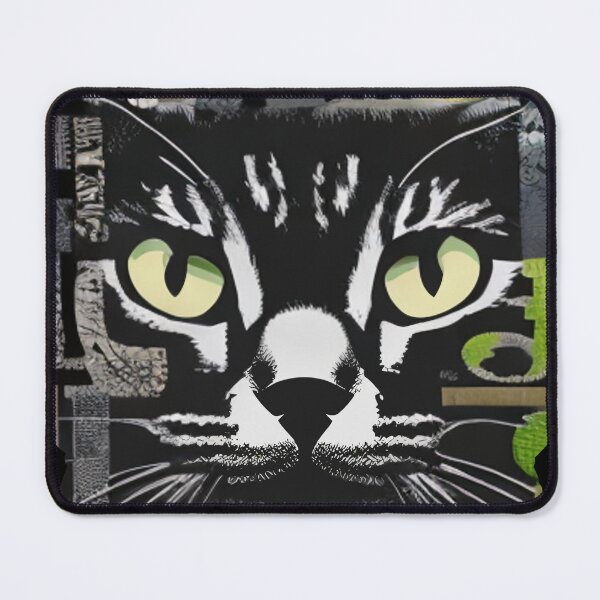 Item preview, black cat in letters designed and sold by MacLis.