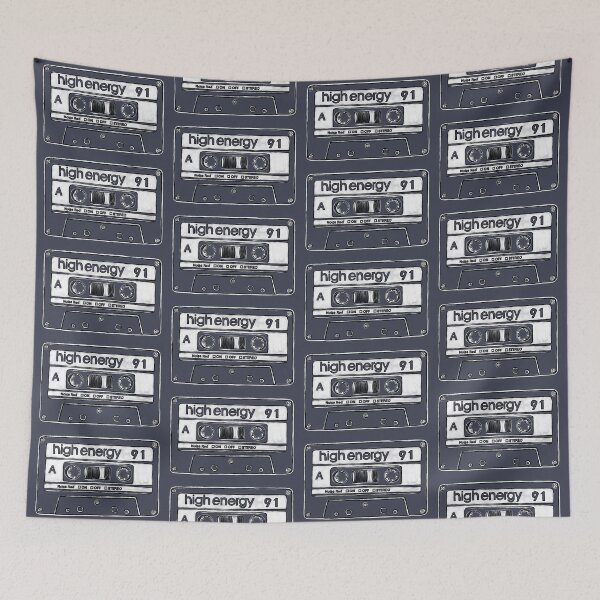 Item preview, 91 Retro Birthday Mix Tape 1991 designed and sold by badlydrawnbabe.