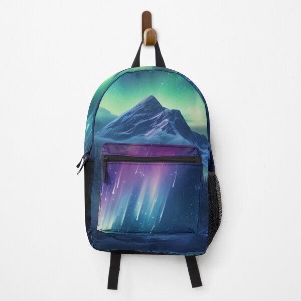Item preview, Northern Light Aurora Borealis Scenery Mountains Rivers Trees designed and sold by NLTees.