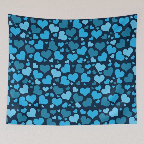 Item preview, blue hearts stone designed and sold by ZiphGames.