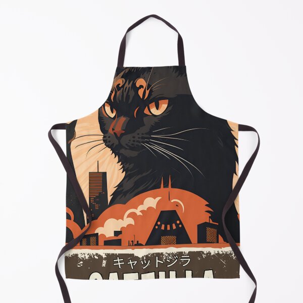 Item preview, Catzilla Unleashed - Feline Fury Meets Art designed and sold by ElLocoMus.
