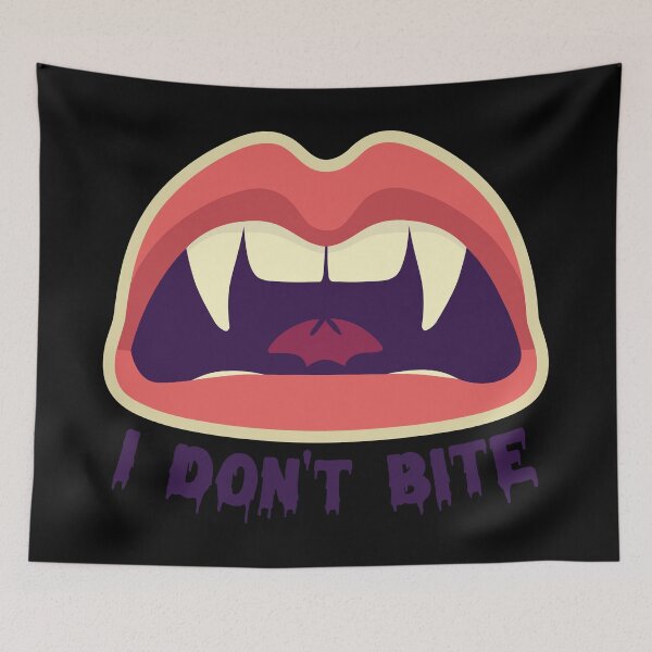 Item preview, I don't bite vampire designed and sold by Gaalaxyz.