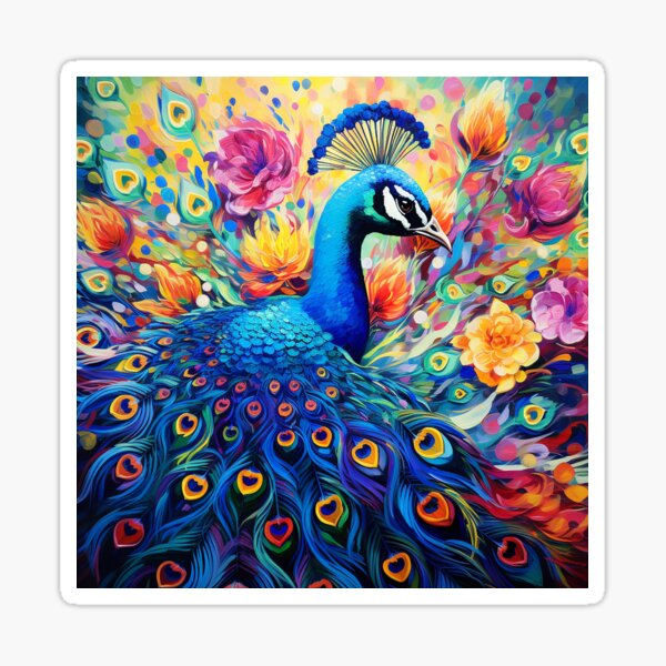 Mystical Moon Art Coasters Peacock Artificial Diamond Painting