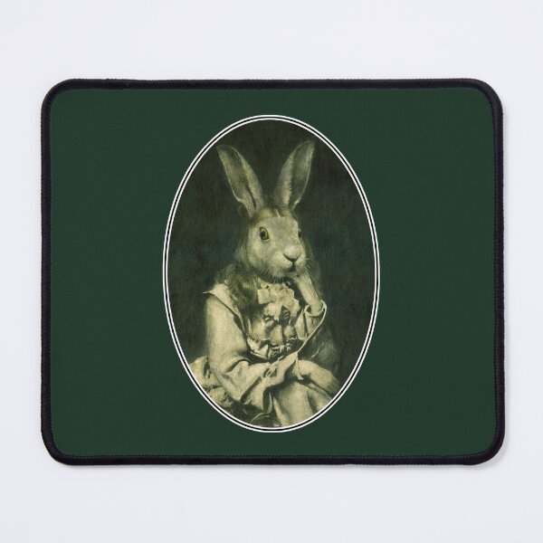 Item preview, Victorian Hare Girl Oval Design designed and sold by mictomart.